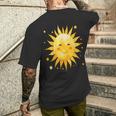 Sonne Sonnenschein Sommer Sonnenanbeter T-Shirt mit Rückendruck Geschenke für Ihn