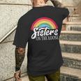Sorellaiaggio Sorella Suliaggio Di Fine Settimana Della Sorella Sciolta T-shirt da uomo con stampa posteriore Regalos para él