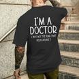 Soy Un Doctor Pero No El Tipo Que Ayuda A La Gente Regalos Divertidos Camiseta Hombre Estampado Espalda Regalos para él