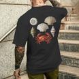 Stampa Mare Con Granchi E Conchiglie T-shirt da uomo con stampa posteriore Regalos para él