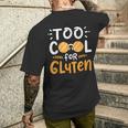 Stile Diita Consapevole Delle Malattie Senza Glutine T-shirt da uomo con stampa posteriore Regalos para él