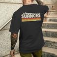 Suances Cantabria España Paraíso Surf Retro Camiseta Hombre Estampado Espalda Regalos para él