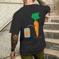 Succo Di Carota Divertente T-shirt da uomo con stampa posteriore Regalos para él