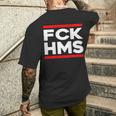 Sul Retro Fck Hms Ebraico Non Invecchiato Regaliintage T-shirt da uomo con stampa posteriore Regalos para él