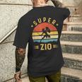 Super Zio Eroeintage Nipote Regalo Miglior Zio Del Mondo T-shirt da uomo con stampa posteriore Regalos para él