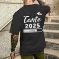 Tante 2025 Loading Ich Werde Tante 2025 T-Shirt mit Rückendruck Geschenke für Ihn