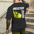 Team Club Tennis Meister 2024 Climber Fan Trainer T-Shirt mit Rückendruck Geschenke für Ihn