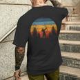 Tiro Con L'arco Arco Da Arciere intage Retrò T-shirt da uomo con stampa posteriore Regalos para él