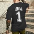 Tommi Sostenitore Numero 1 Del Più Grande Fan T-shirt da uomo con stampa posteriore Regalos para él
