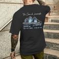 Tre Cime Lavaredo Tre Cime Dolomiti Alpinismo Escursioni T-shirt da uomo con stampa posteriore Regalos para él