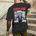 Trump Daddys Home White House Men's T-shirt Back Print Gifts for Him