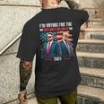 Trump I'm Voting For The Outlaw And Hillbilly Trump Vance Men's T-shirt Back Print Gifts for Him