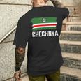 Tschetschenien Tschetschene Tschetschenen Chechnya T-Shirt mit Rückendruck Geschenke für Ihn