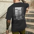 Ufo Su New York Alieni Ufo T-shirt da uomo con stampa posteriore Regalos para él