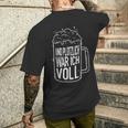 Und Plötzlich War Icholl Saufen Sauftour Biertrinker German T-Shirt mit Rückendruck Geschenke für Ihn