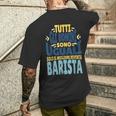 Uomo Abbigliamento Lavoro Regalo Divertente Per Uomo Barista T-shirt da uomo con stampa posteriore Regalos para él