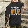 Uomo Divertente Pescatori A Moscaipecchio In Pesca Pescando T-shirt da uomo con stampa posteriore Regalos para él
