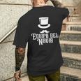 Uomo Equipo Del Novio Squadra Dello Sposo Gruppo Di Addio Al Celibato Spagnolo T-shirt da uomo con stampa posteriore Regalos para él