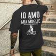 Uomo Io Amo Mia Moglie Divertente Bicicletta Ciclista Accessori T-shirt da uomo con stampa posteriore Regalos para él