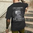 Viking Warrior Saying Zum Plündern Geboren Norseiking T-Shirt mit Rückendruck Geschenke für Ihn