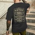 Vintage 1959 Compleanno & Nato Nel 1959 Anno 1959 T-shirt da uomo con stampa posteriore Regalos para él