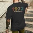 Vintage 1972 Edizione Limitata Anni 50 Di Compleanno Uomo T-shirt da uomo con stampa posteriore Regalos para él