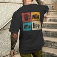 Vintage Analogue Photography Cameras Retro Film Photography T-Shirt mit Rückendruck Geschenke für Ihn