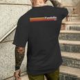 Vintage Anni '80 Grafica Stileandalia Ohio T-shirt da uomo con stampa posteriore Regalos para él