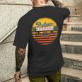 Vintage Retro Car Tuning Game Oldtimer Sun T-Shirt mit Rückendruck Geschenke für Ihn