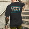 Vintage Retro Jey Yeet Ww Quotes Apparel Men's T-shirt Back Print Gifts for Him
