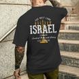 Vintage Style Retro Israel S T-Shirt mit Rückendruck Geschenke für Ihn