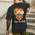 Viva Laida Frida Cartone Animato T-shirt da uomo con stampa posteriore Regalos para él