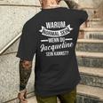 Vorname Jacqueline T-Shirt mit Rückendruck Geschenke für Ihn