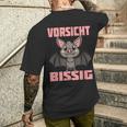 Vorsicht Bissig I Children'sampire Bat Iampire Th T-Shirt mit Rückendruck Geschenke für Ihn