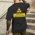 Vorsicht Nasse Mütter T-Shirt mit Rückendruck Geschenke für Ihn