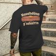 Wafer-Thin Gschnittn Liver Cheese Meat Cheese Buns T-Shirt mit Rückendruck Geschenke für Ihn