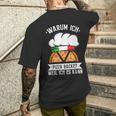 Warum Ich Pizza Backe Weil Ich Es Kann Pizzabäcker Italy T-Shirt mit Rückendruck Geschenke für Ihn