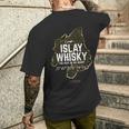 Whisky Peat Of My Heart Islay Whisky T-shirt da uomo con stampa posteriore Regalos para él