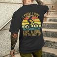 Yo Sé Que Paseo Como Una Chica Tratar De Mantener Arriba Bicicleta Bicicleta Chica Camiseta Hombre Estampado Espalda Regalos para él