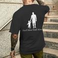 You'll Never Walk Alone T-shirt da uomo con stampa posteriore Regalos para él