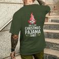 Christmas Pyjamas Top Sleep T-Shirt mit Rückendruck Geschenke für Ihn