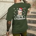 Cute Merry Christmas Garden Sleeper T-Shirt mit Rückendruck Geschenke für Ihn