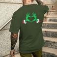 Christmas Wear For Santas Elves Who Love Christmas Men's T-shirt Back Print Gifts for Him