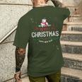 Weihnachtskostüm Merry Christmas & Happy New Year T-Shirt mit Rückendruck Geschenke für Ihn