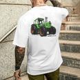 Alter Deutz Tractor Gray T-Shirt mit Rückendruck Geschenke für Ihn