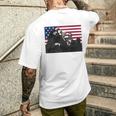 America Flag Trump Shooting 2024 Men's T-shirt Back Print Gifts for Him