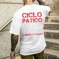 Canottiera Uomo Sportiva Bici Ciclopatico Regalo Ciclista T-shirt da uomo con stampa posteriore Regalos para él