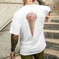 Cervello Colorato Amore Scienza Anatomia Umana Cervello T-shirt da uomo con stampa posteriore Regalos para él
