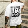 Children's Birthday Ich Bin 10 Zahlwort Zehn T-Shirt mit Rückendruck Geschenke für Ihn