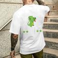 Children's Dino Achtung Hier Kommt Ein Kindergartenkind Kindergarten Kindergarten T-Shirt mit Rückendruck Geschenke für Ihn